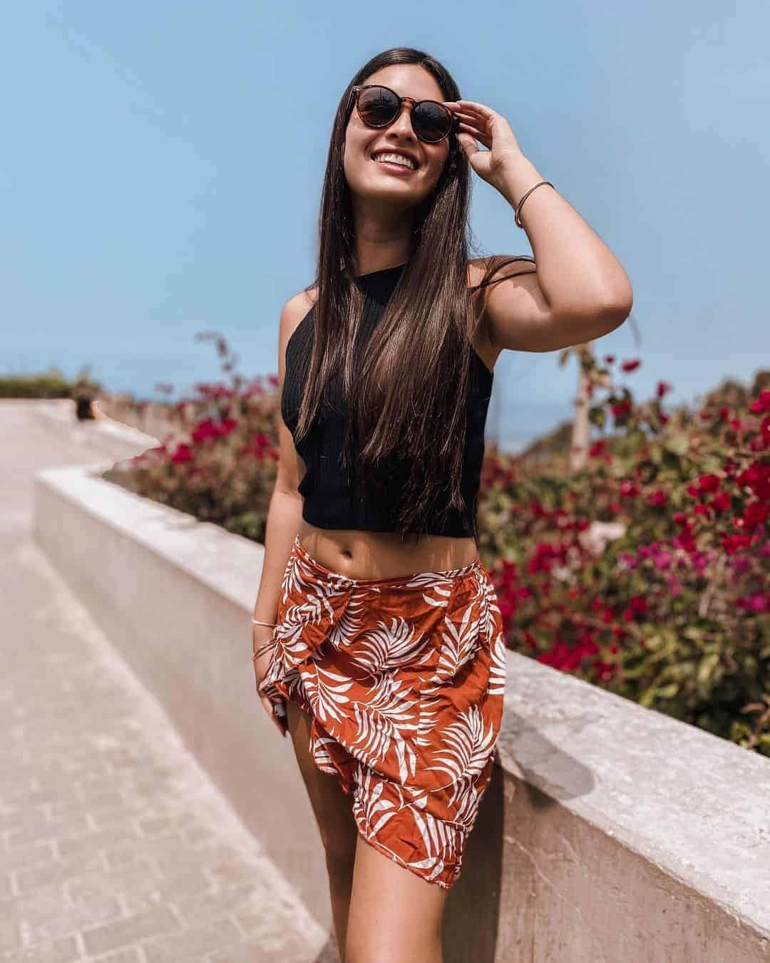 Tropical Patterned Skirt