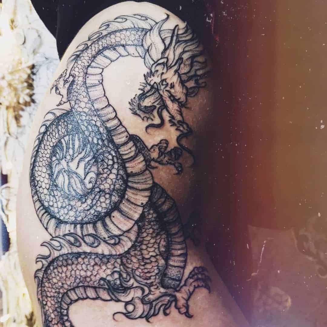 Black Dragon Tattoo