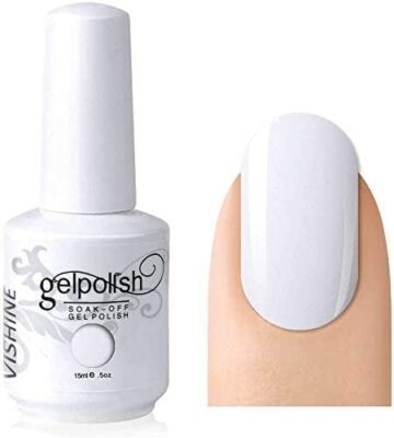 Best Affordable Gel Polish: Vishine’s Pure White Gel Polish