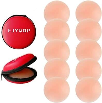 Best Waterproof Nipple Covers: FJYQOP Silicone Nipple Covers