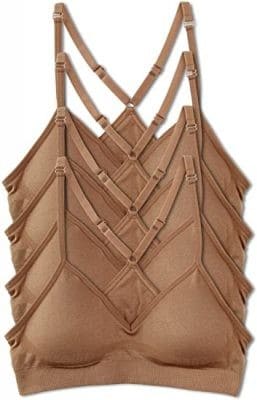 Best Budget Bralette: Kalon 4 Pack Racerback Sports Bralette