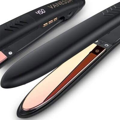 Best Flat Iron for Elegant Styles: Vanessa Titanium Flat Iron