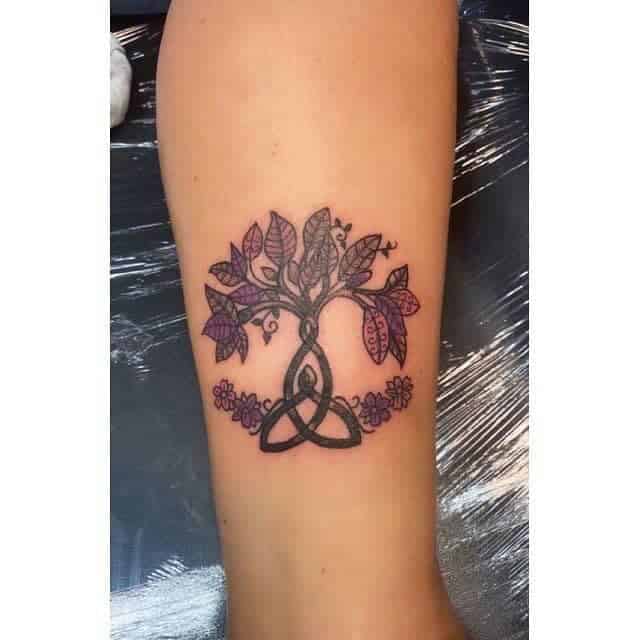 Celtic Knot Family Tree Tattoo