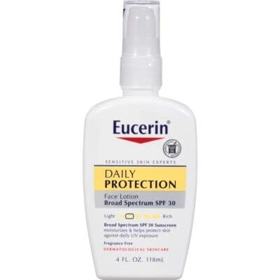 Best SPF Moisturizer: Eucerin Daily Protection Face Lotion SPF 30