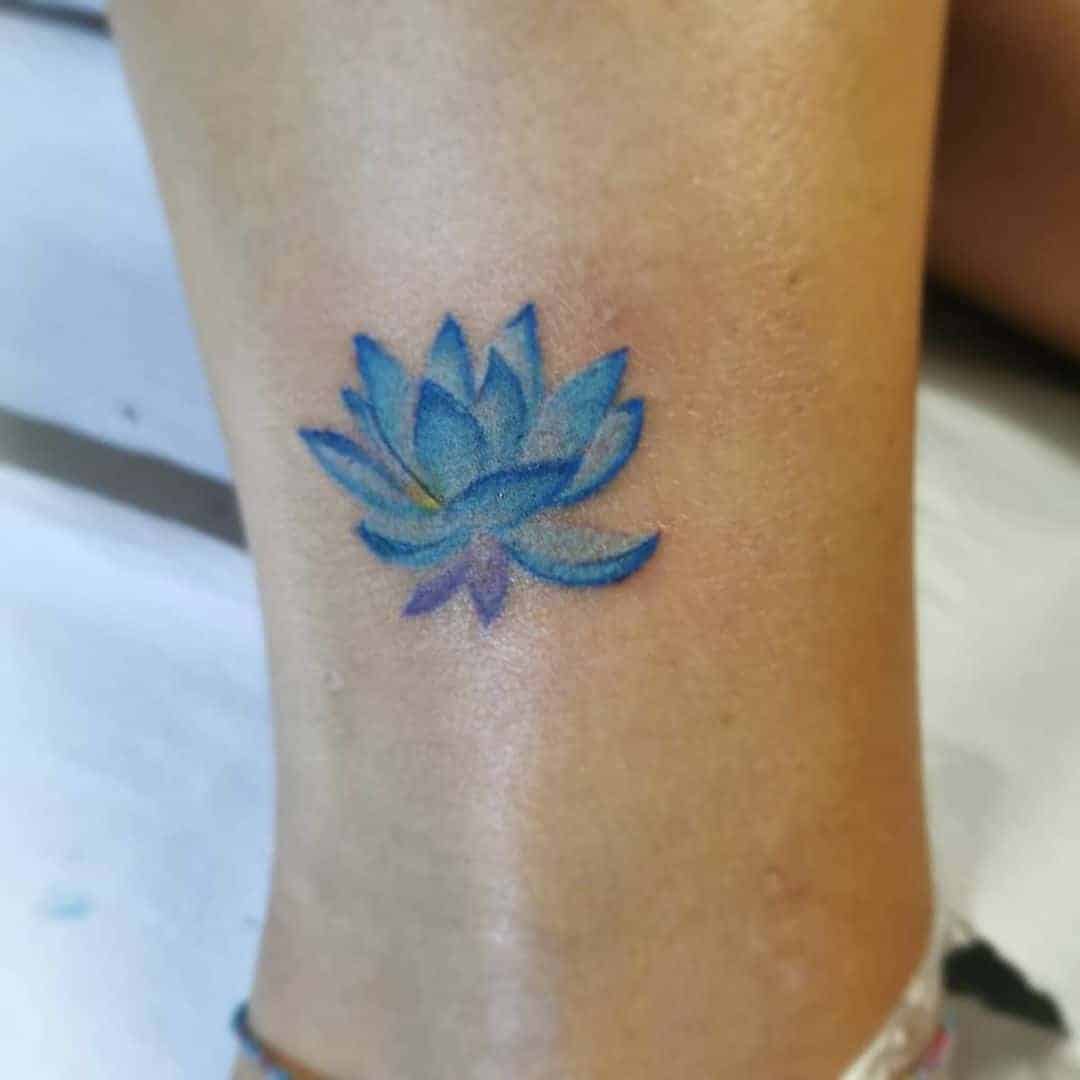 Lone Blue Lotus