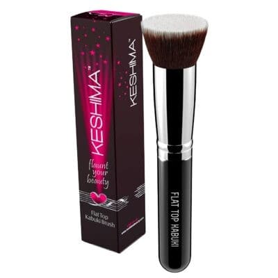 Softest Foundation Brush: KESHIMA Flat Top Kabuki Foundation Brush