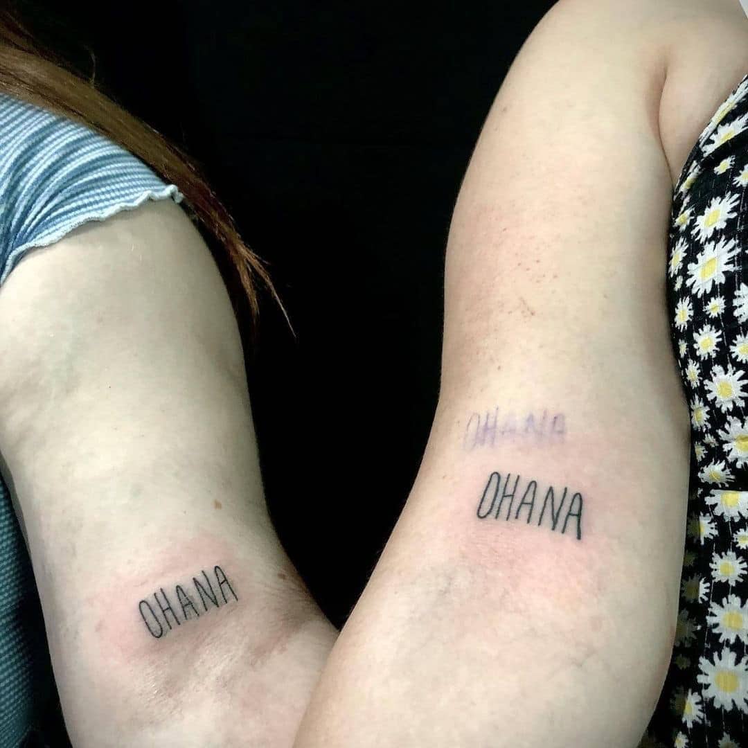 “Ohana” Matching Family Tattoo