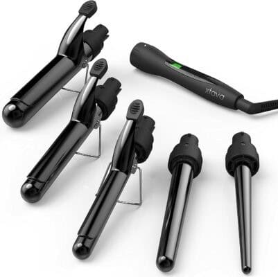 Best Curling Iron Set: Xtava 5-in-1 Curling Iron and Wand Set