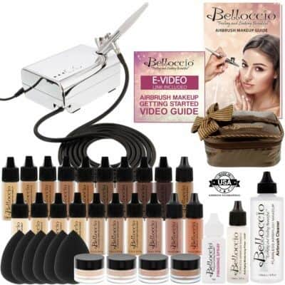 Best Premium Airbrush Makeup Kit: Belloccio Complete Professional Airbrush Set