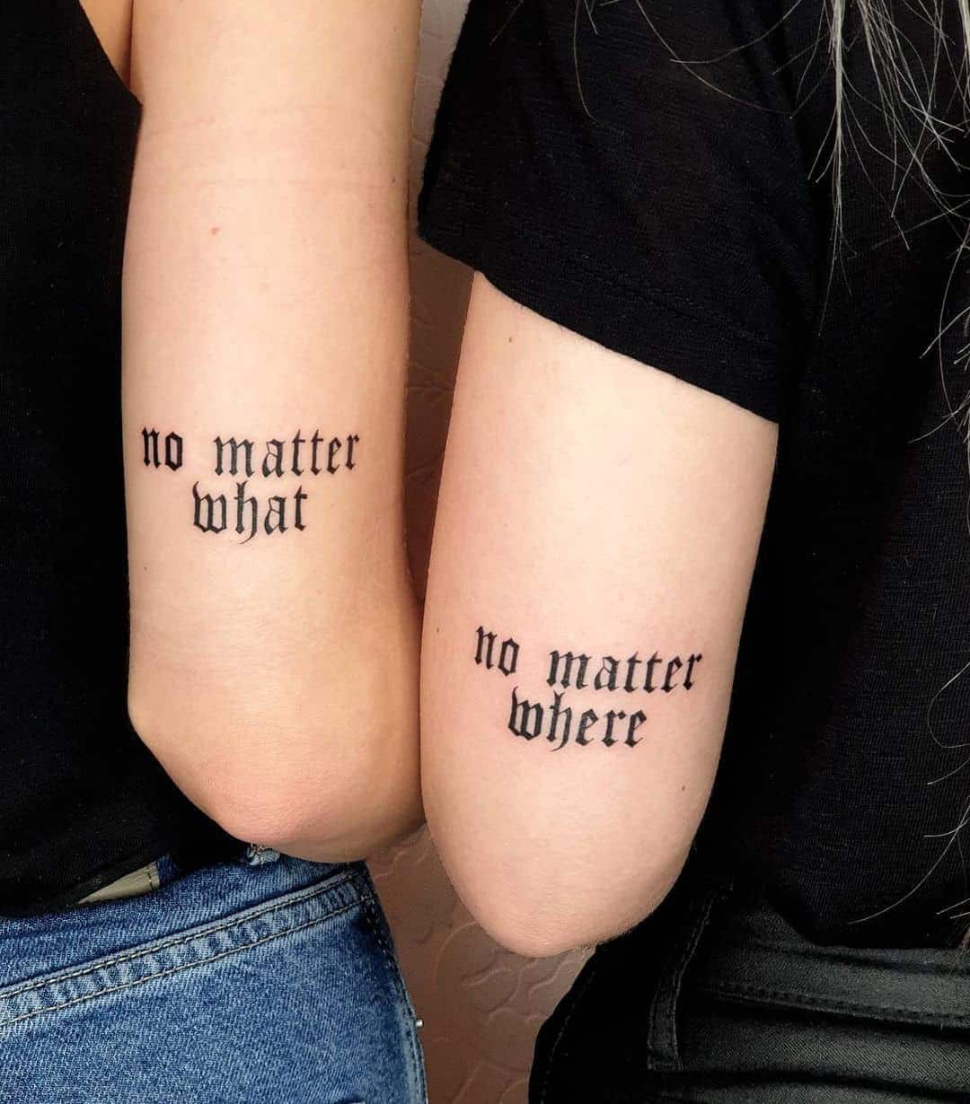 Complementary Sentences Matching Tattoos