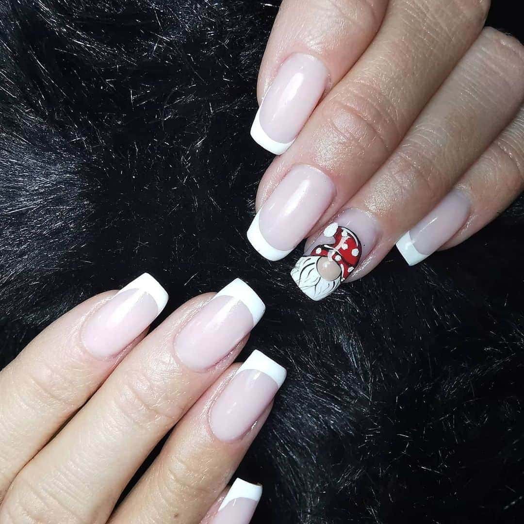 Classic Santa Nails