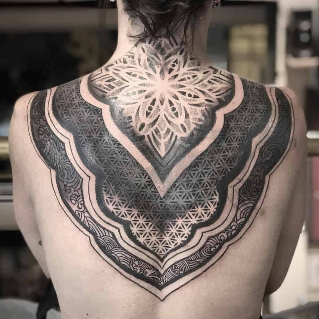 Geometric Mandala Tattoo