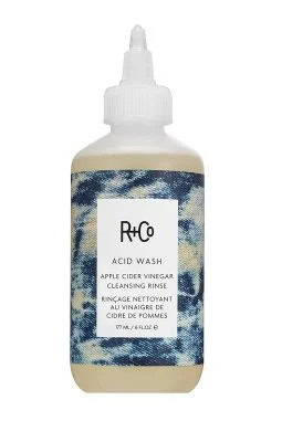 Best Hard Water Shampoo for Color-Treated Hair: R + Co Acid Wash ACV Cleansing rinse