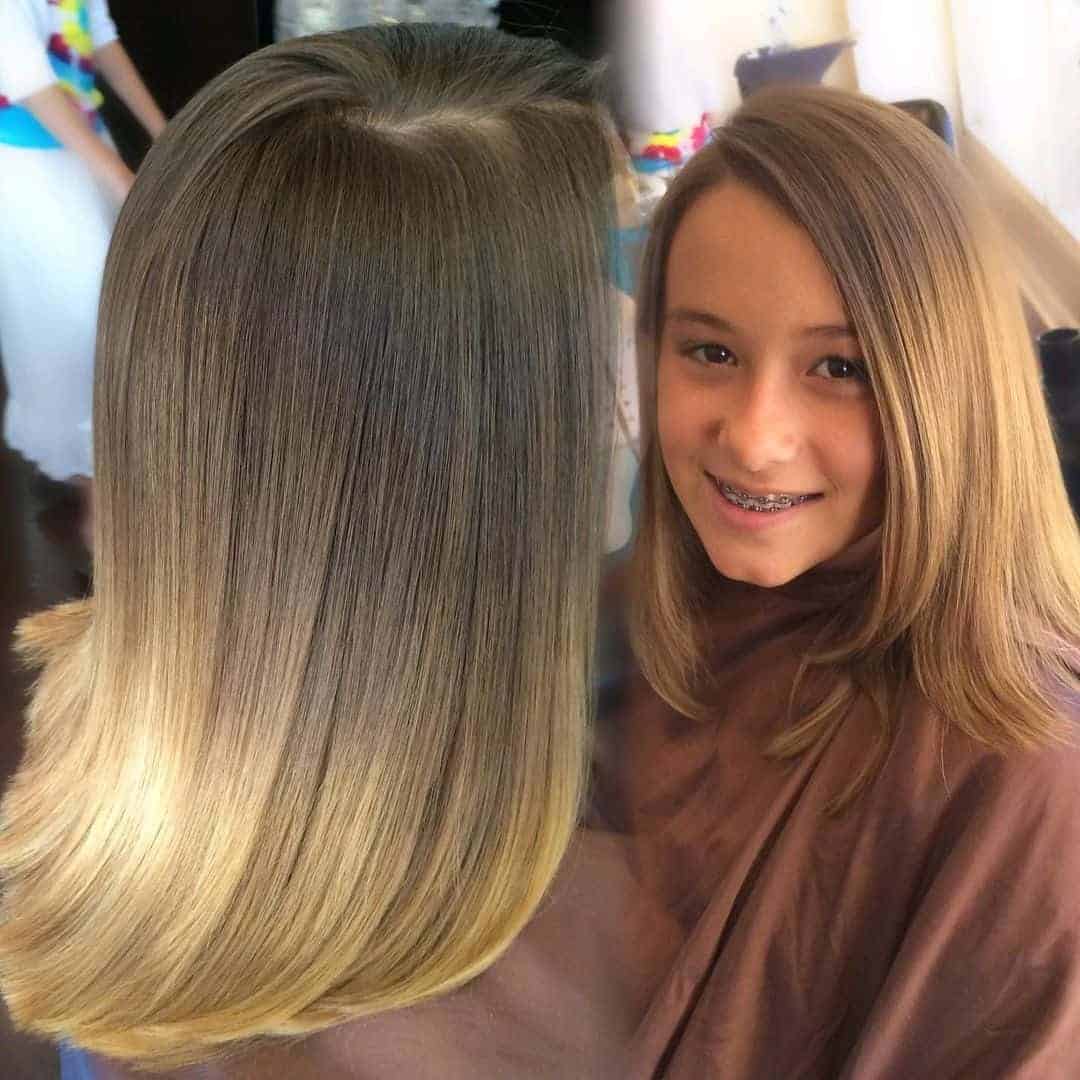 Dark to Light Blonde Ombré Trim