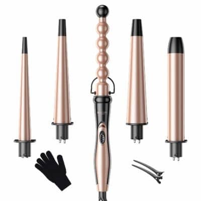 Best Spiral Curling Iron Set: BESTOPE Curling Iron Wand Set