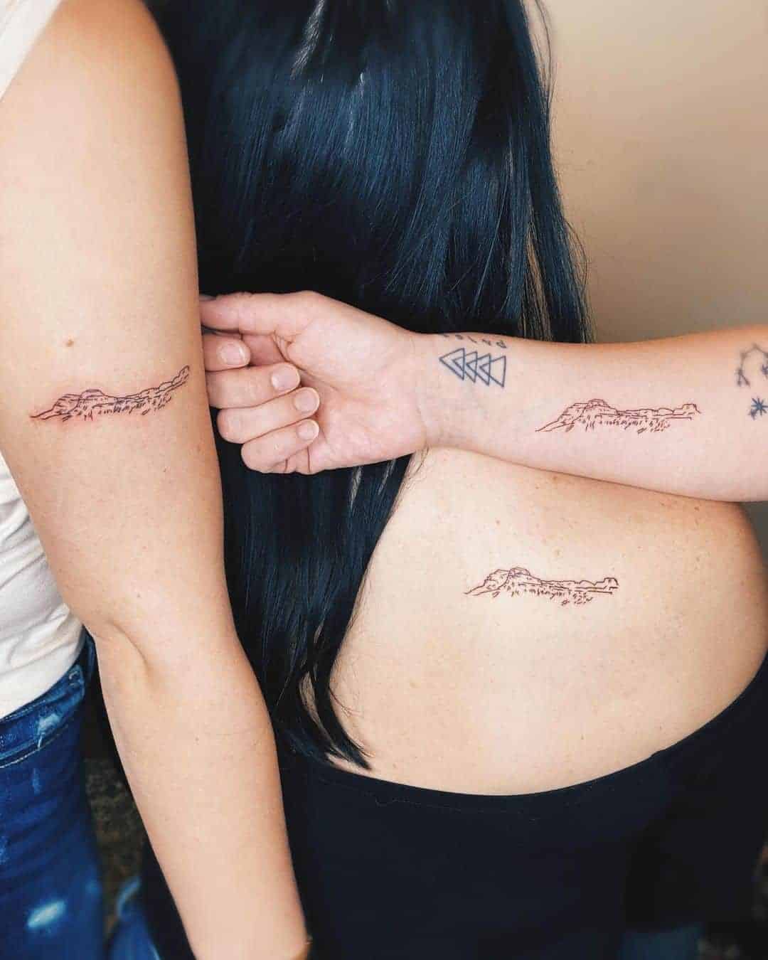 Special Location Matching Tattoos